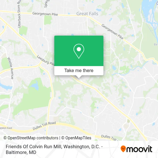 Friends Of Colvin Run Mill map