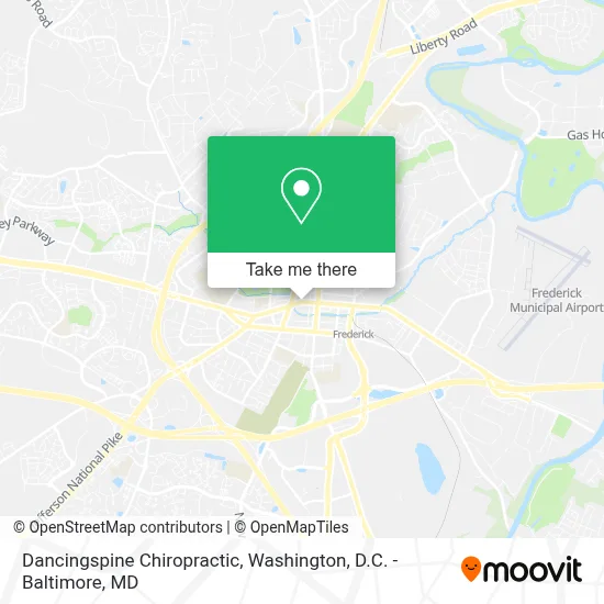 Dancingspine Chiropractic map