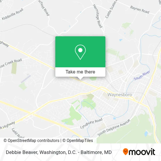Debbie Beaver map