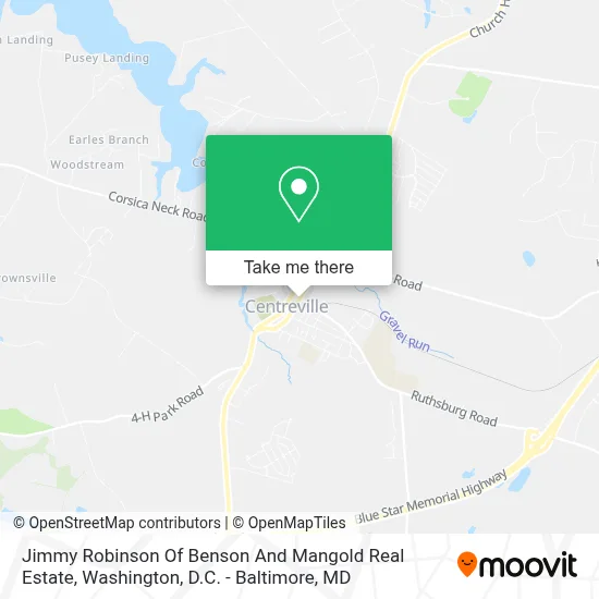 Jimmy Robinson Of Benson And Mangold Real Estate map