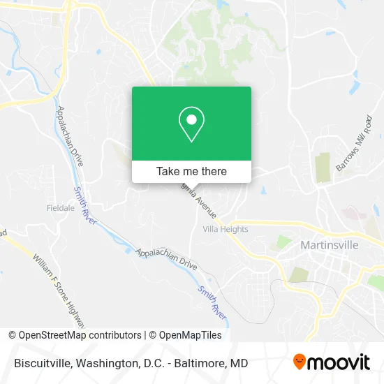Biscuitville map