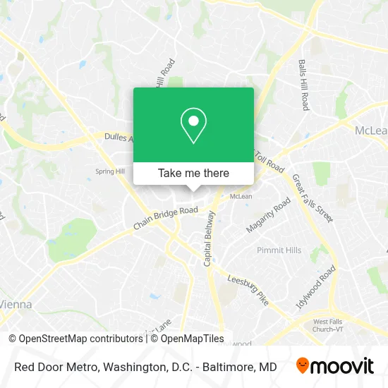 Red Door Metro map
