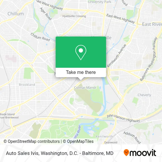 Auto Sales Ivis map