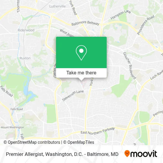 Premier Allergist map