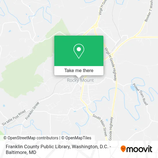Franklin County Public Library map