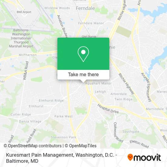 Kuresmart Pain Management map