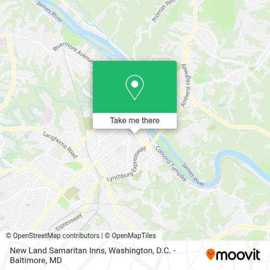 New Land Samaritan Inns map