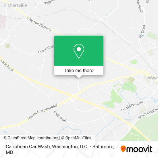 Caribbean Car Wash map
