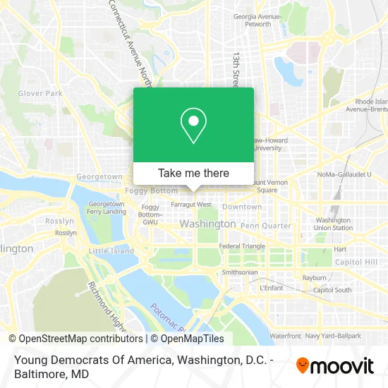 Young Democrats Of America map