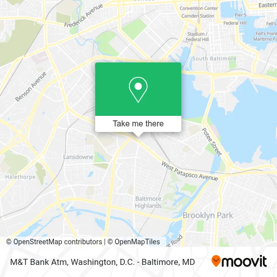 M&T Bank Atm map