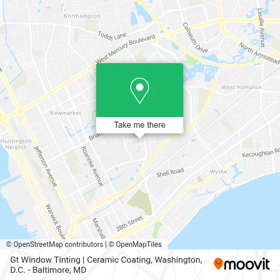 Gt Window Tinting | Ceramic Coating map