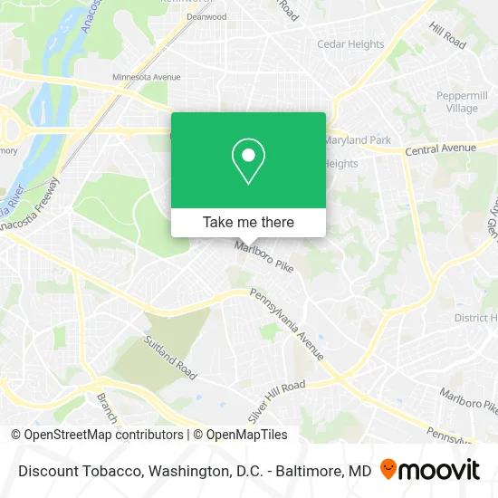 Discount Tobacco map