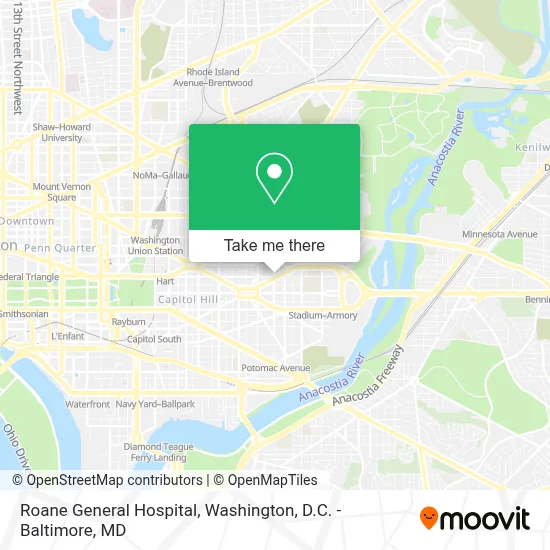 Roane General Hospital map