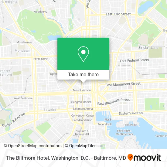 The Biltmore Hotel map