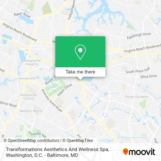 Transformations Aesthetics And Wellness Spa map