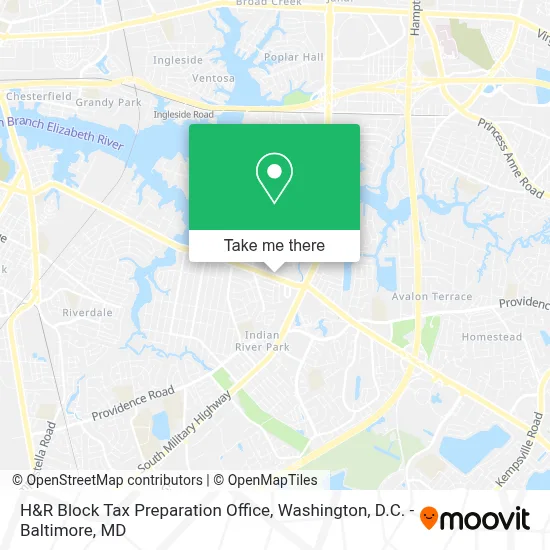 H&R Block Tax Preparation Office map