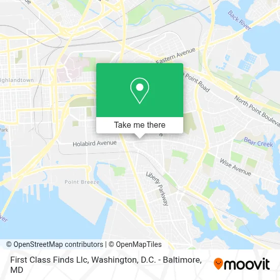First Class Finds Llc map