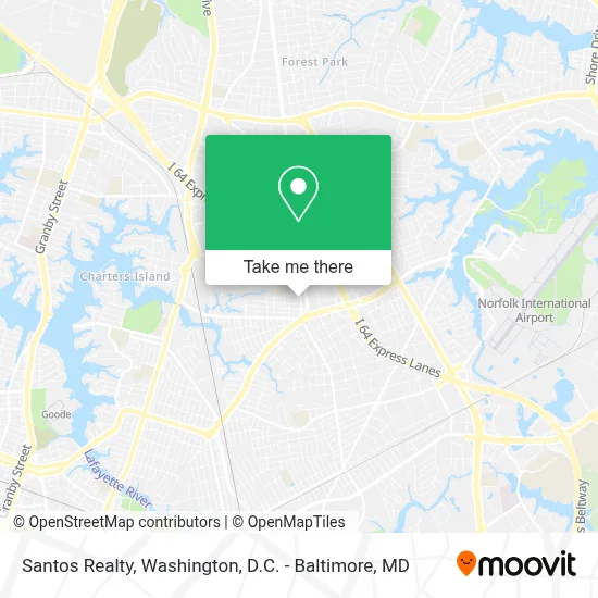 Santos Realty map