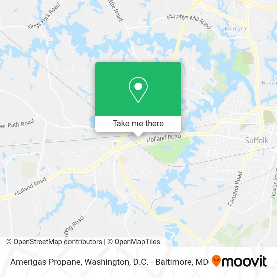 Amerigas Propane map