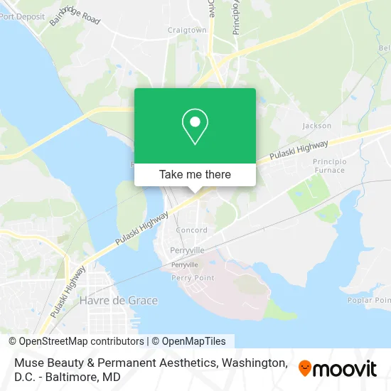 Muse Beauty & Permanent Aesthetics map