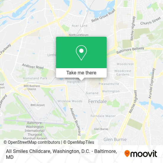All Smiles Childcare map