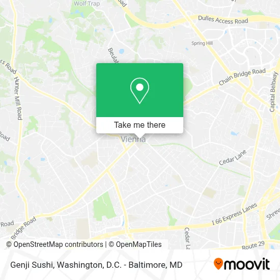Genji Sushi map