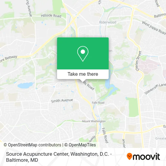 Source Acupuncture Center map