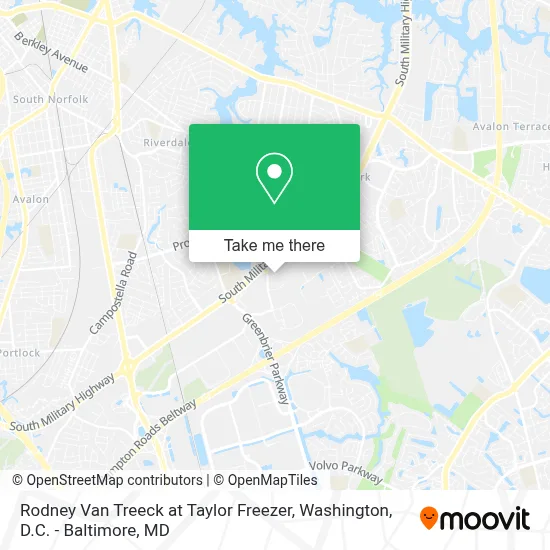 Rodney Van Treeck at Taylor Freezer map