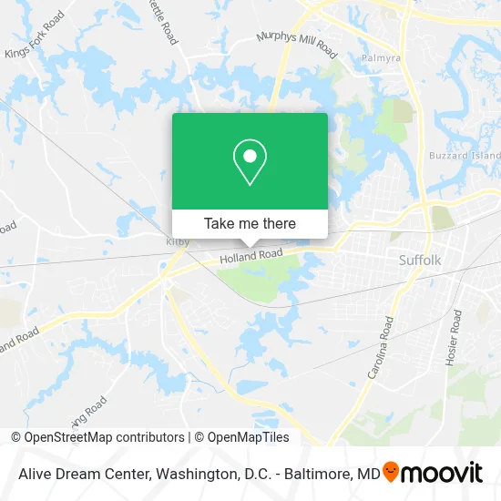 Alive Dream Center map