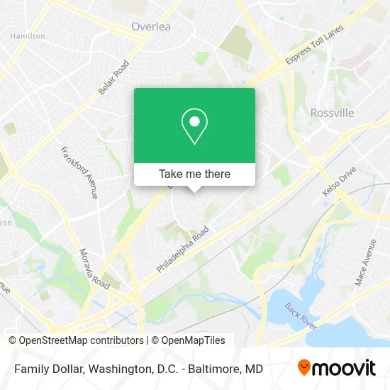 Family Dollar map