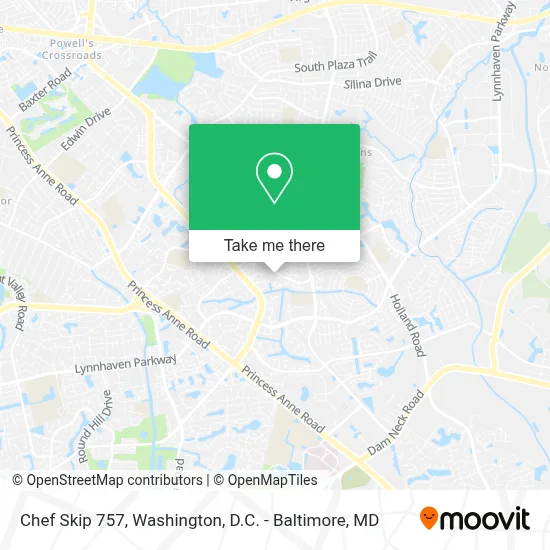 Chef Skip 757 map