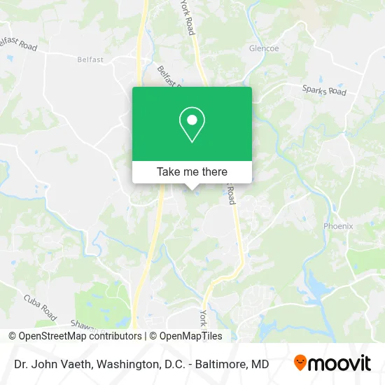 Dr. John Vaeth map