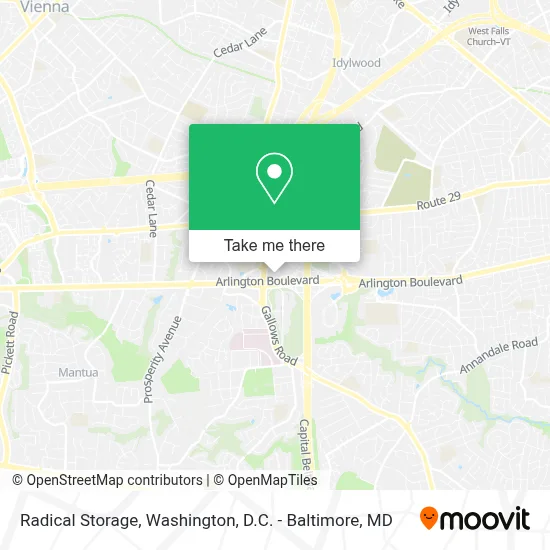 Radical Storage map
