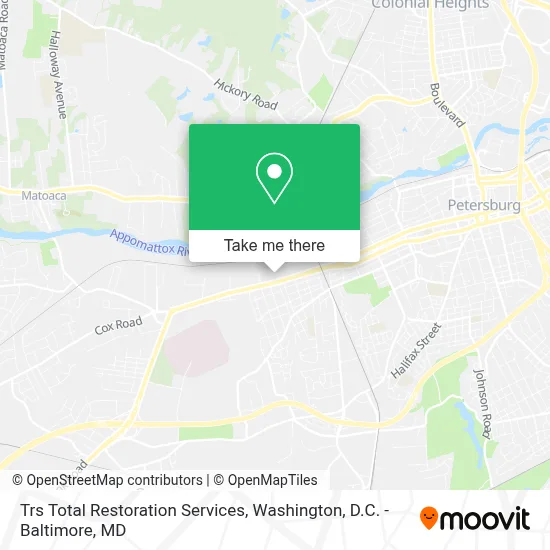 Trs Total Restoration Services map