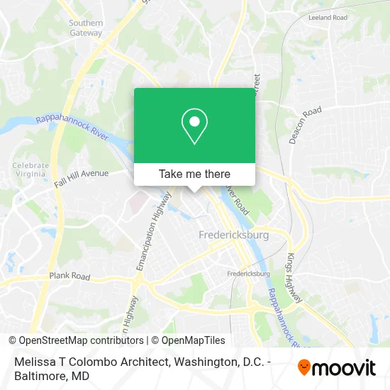 Melissa T Colombo Architect map