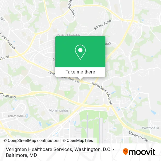 Verigreen Healthcare Services map