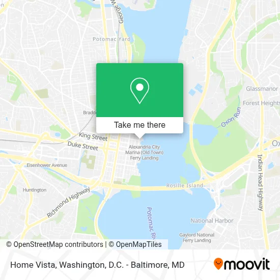 Home Vista map