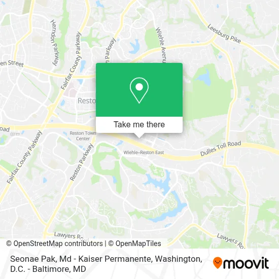 Seonae Pak, Md - Kaiser Permanente map