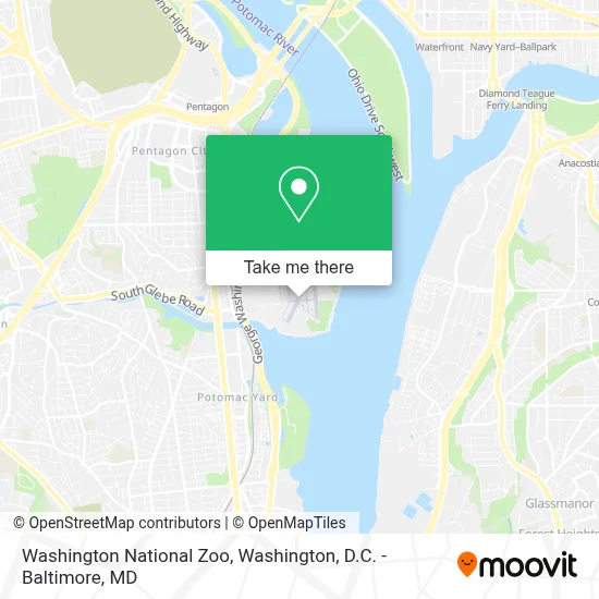Washington National Zoo map
