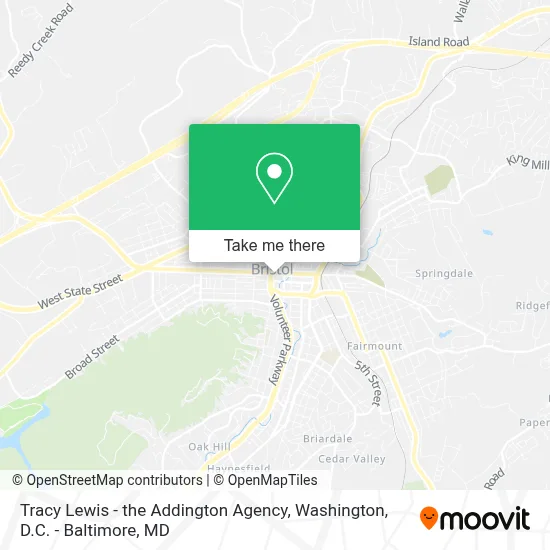 Tracy Lewis - the Addington Agency map