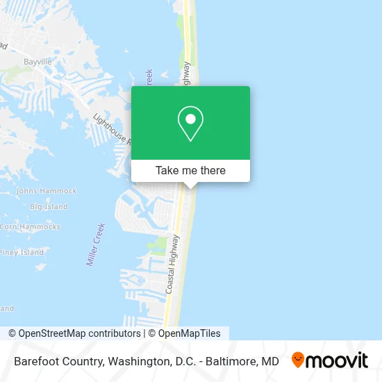 Barefoot Country map