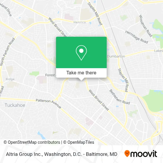 Altria Group Inc. map
