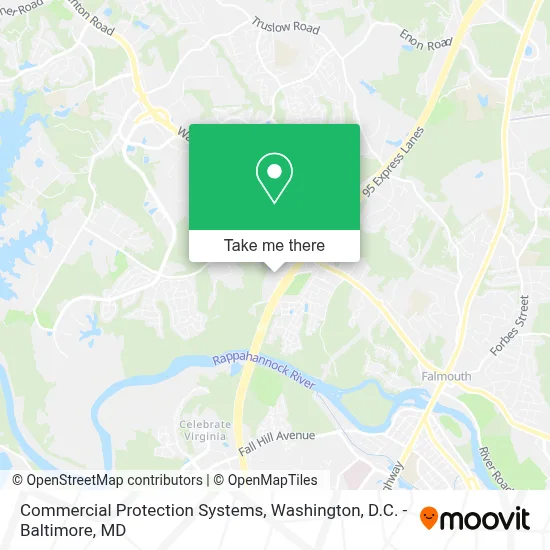 Commercial Protection Systems map