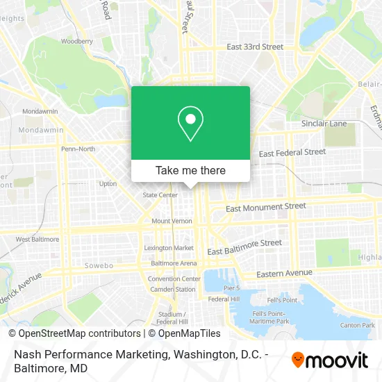 Nash Performance Marketing map