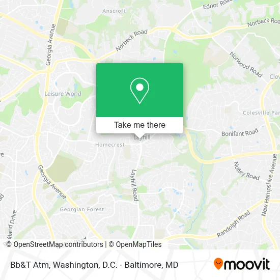 Bb&T Atm map