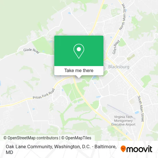 Oak Lane Community map