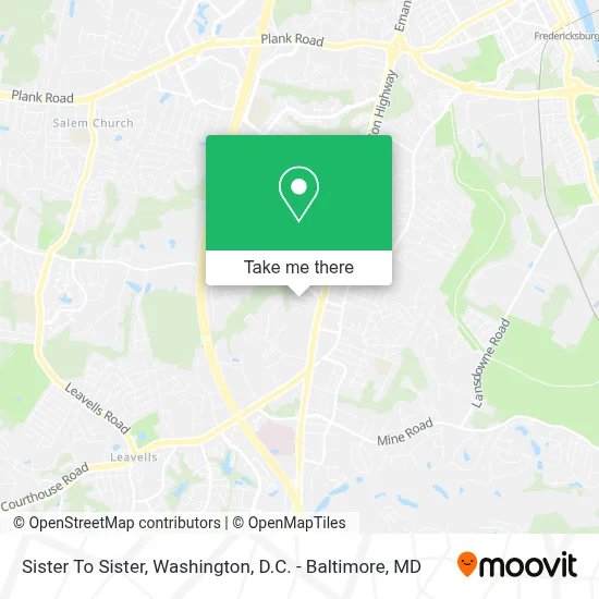 Sister To Sister map