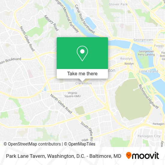 Park Lane Tavern map