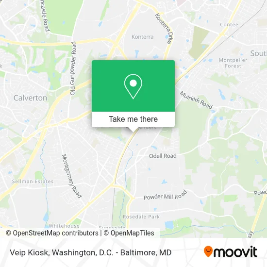 Veip Kiosk map