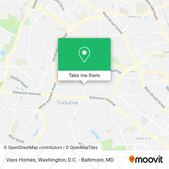 Vass Homes map